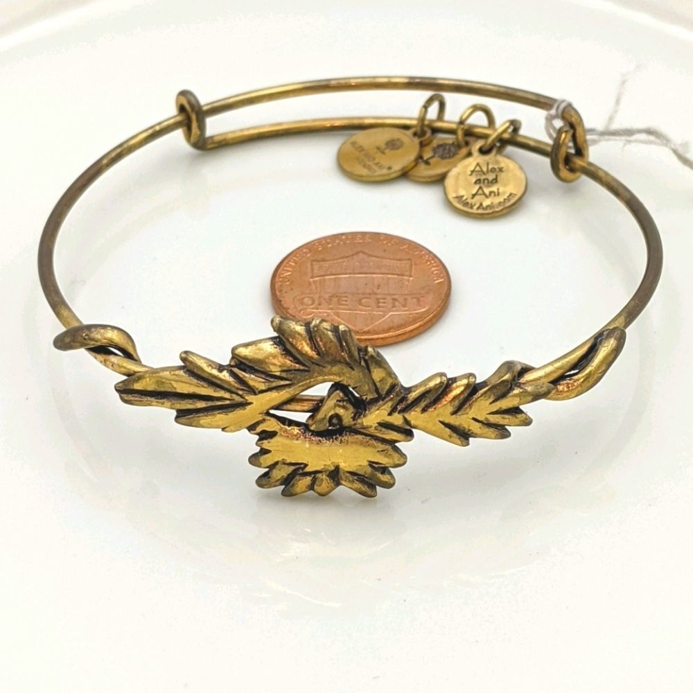 Alex Ani Rafaleian Gold Eye of Phoenix Bracelet